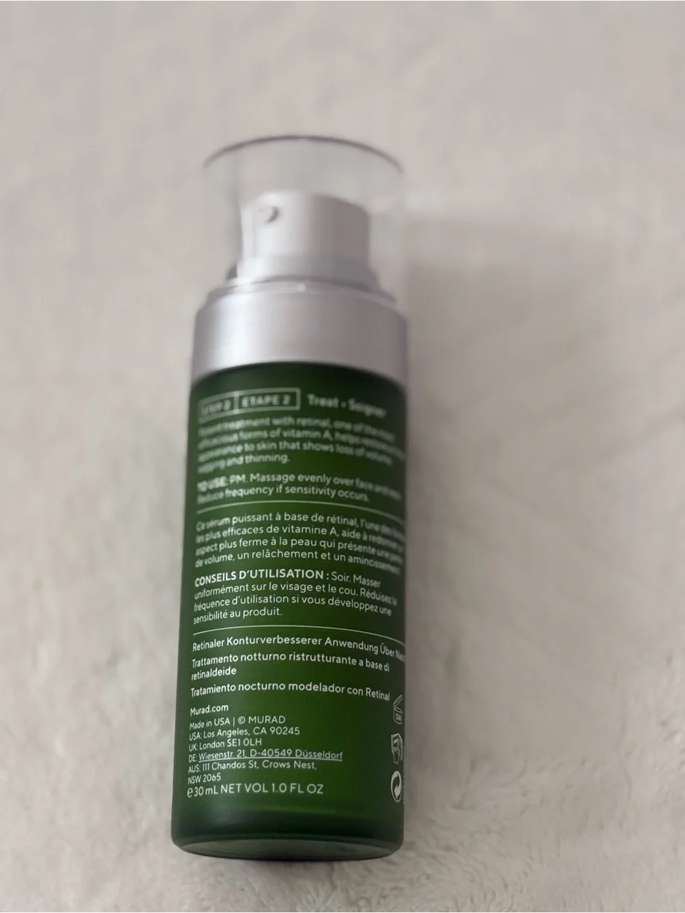 Murad Resurgence Retinal ReSculpt Overnight Treatment - Full Size New